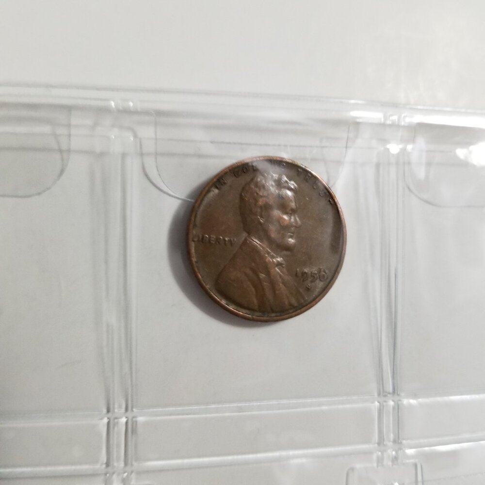 The 1956 Wheat Head Penny (Three) (One 1956-S)